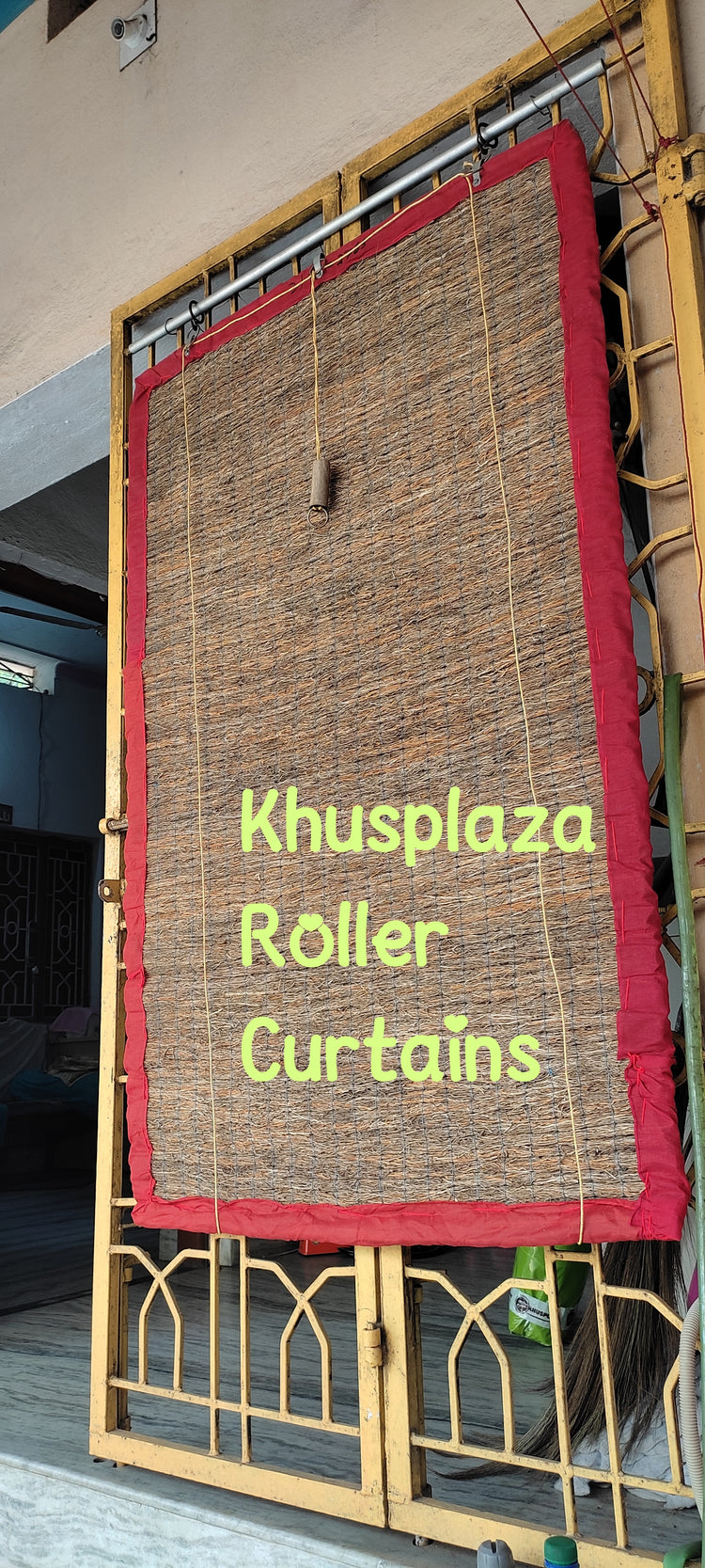 Vetiver Aromatic Khus Cooling Curtains for Windows, Doors, and Balcony:STANDARD