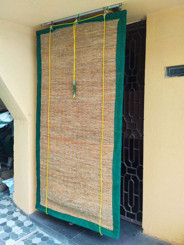 Vetiver Aromatic Khus Cooling Curtains for Windows, Doors, and Balcony: DENSE-COOL